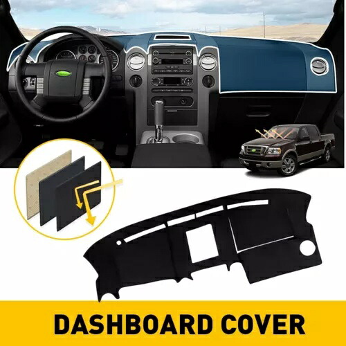 フォード F150 2004 2005 2006 2007 2008 ダッシュカバーマットダッシュボードパッド/ブラックに適合 Fits For Ford F150 2004 2005 2006 2007 2008 Dash Cover Mat Dashboard Pad / Black 【並行輸入品】