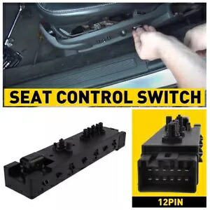 フロント右側助手席アジャスタースイッチ 2017-2018 フォード C-Max 用 Front Right Side Passenger Seat Adjuster Switch For 2017-2018 Ford C-Max 【並行輸入品】