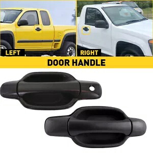 フロント左右外側ドアパネルハンドル 2004-2012 シボレーコロラド用 Front Left & Right Exterior Door Panel Handle For 2004-2012 Chevrolet Colorado 【並行輸入品】