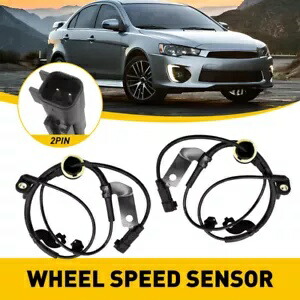 フロント ABS 車輪速度センサー 2007-2010 三菱アウトランダー 2.4L 3.0L L & R Front ABS Wheel Speed Sensor For 2007-2010 Mitsubishi Outlander 2.4L 3.0L L & R 【並行輸入品】