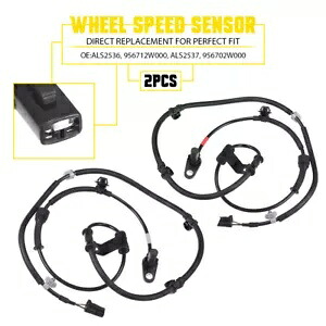 ABS スピードセンサー 2013-2018 ヒュンダイ サンタフェ スポーツ 2014 起亜ソレント フロント LR 用 ABS Speed Sensors For 2013-2018 Hyundai Santa Fe Sport 2014 Kia Sorento Front LR 【並行輸入品】