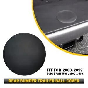 Ram ダッジ 1500 3500 2500 リアバンパーステップパッド牽引トレーラーボールカバープラグ For Ram Dodge 1500 3500 2500 Rear Bumper Step Pad Towing Trailer Ball Cover PLUG 【並行輸入品】