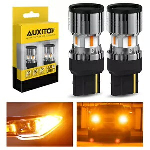 AUXITO 7440 SMD LED リアターンテールシグナルパーキングバルブライト超高輝度アンバー AUXITO 7440 SMD LED Rear Turn Tail Signal Parking Bulbs Light Super Bright Amber 【並行輸入品】