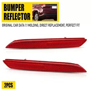2X リアバンパーリフレクターライトケース 2011-2014 アキュラ TSX ホンダ CR-V インサイト用 2X Rear Bumper Reflector Light Case For 2011-2014 Acura TSX Honda CR-V Insight 【並行輸入品】