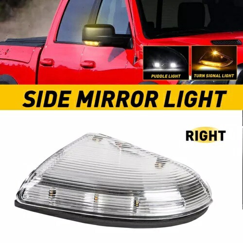 助手席ミラーターンシグナルライト水たまりランプ 09-14 ダッジラム 1500 2500用 Passenger Mirror Turn Signal Light Puddle Lamp For 09-14 Dodge Ram 1500 2500 【並行輸入品】