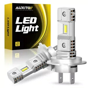 AUXITO H7 LED ヘッドライトバルブキット ハイまたはロービーム 6500K スーパーホワイト ファンレス 60W AUXITO H7 LED Headlight Bulb Kit High or Low Beam 6500K Super White FANLESS 60W 【並行輸入品】
