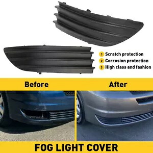 2/4x フォグライトカバーセット 2004-2005 トヨタ シエナ フロント左右下塗り済み 2/4x Fog Light Cover Set For 2004-2005 Toyota Sienna Front Left and Right Primed 【並行輸入品】