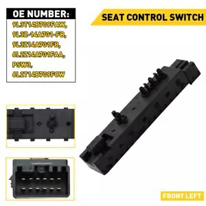 LH パワーシートスイッチフォード F250 スーパー F350 デューティ 11-16 リンカーンナビゲーター 07-17 LH Power Seat Switch For Ford F250 Super F350 Duty 11-16 Lincoln Navigator 07-17 【並行輸入品】
