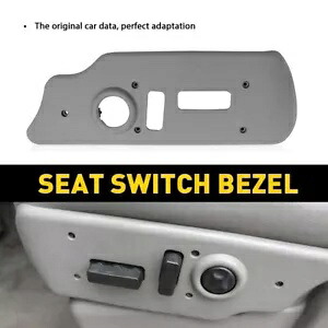 パワーシート 左フロントシートスイッチ ベゼル グレー 2003-2006 キャデラック エスカレード用 Power Seat Left Front Seat Switch Bezel Gray For 2003-2006 Cadillac Escalade 【並行輸入品】