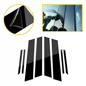 8/16x ドアウィンドウピラートリムオーバーレイデカールホンダシビックセダン 12-15 グロス Bl 8/16x Door Window Pillar Trim Overlay Decal For Honda Civic Sedan 12-15 Gloss Bl 【並行輸入品】