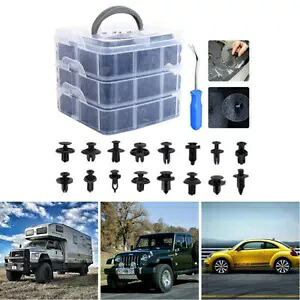 1/2 セット 625x 車体トリムクリップリベットリテーナーバンパーネジパネルプッシュファスナー 1/2set 625x Car Body Trim Clips Rivets Retainer Bumper Screws Panel Push Fastene 【並行輸入品】