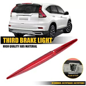 レッドレンズ LED ハイマウントリアブレーキ停止信号 3rd ライトホンダ CRV 2012-2016 Red Lens LED High Mount Rear Brake Stop Signal 3rd Light For Honda CRV 2012-2016 【並行輸入品】