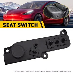 2017-2022 テスラモデル 3/Y フロント左運転席パワーシートコントロールスイッチ For 2017-2022 Tesla Model 3/Y Front Left Driver Power Seat Control Switch 【並行輸入品】