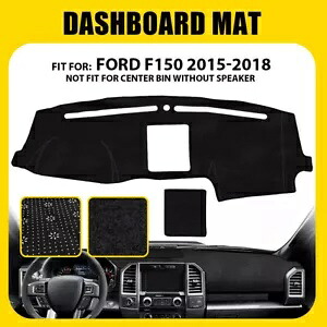 ダッシュボードカバー 2015-2017 2018 フォード F150 ダッシュカバーマット ダッシュマット ブラック Dashboard Cover Fit For 2015 -2017 2018 Ford F150 Dash Cover Mat Dashmat Black 【並行輸入品】