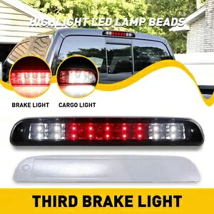 スモーク LED 3rd サードストップブレーキライトフォード F250 F350 F450 99-16 スーパーデューティー Smoked LED 3rd Third Stop Brake Light For Ford F250 F350 F450 99-16 Super Duty 【並行輸入品】