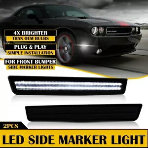 2X AUXITO LED フロントサイドバンパーマーカーライト 6000K 15-22 ダッジ チャレンジャー用 2X AUXITO LED Front Side Bumper Marker Light 6000K For 15-22 Dodge Challenger 【並行輸入品】 35,035円