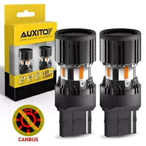 AUXITO 7440 LED アンバー ターンシグナル電球変換キット CANbus エラーなし AUXITO 7440 LED Amber Turn Signal Light Bulbs Conversion Kit CANbus Error Free 【並行輸入品】
