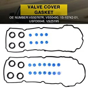 バルブカバーセットガスケット 2010-2012 フォード 2007-12 リンカーンフュージョン 3.5L MKZ 3.7L Valve Cover Set Gasket 2010-2012 for Ford 2007-12 Lincoln Fusion 3.5L MKZ 3.7L 【並行輸入品】