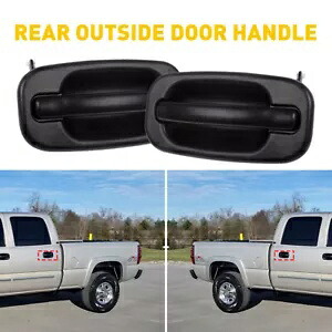 2X リア左右外装ドアハンドル 2004-2006 シボレー シルバラード 1500 2X Rear Left Right Exterior Door Handle For 2004-2006 Chevrolet Silverado 1500 【並行輸入品】