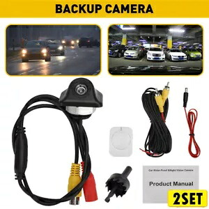 2 セット車のリアビューリバースカメラ駐車バックアップカム HD ナイトビジョン Waterpr 2Set Car Rear View Reverse Camera Parking Backup Cam HD Night For Vision Waterpr 【並行輸入品】