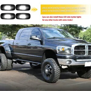 44629 ダッジラム 3500 2500 ダブルホイールベッドサイドフェンダーマーカーライトランプ 2X FOR 44629 DODGE RAM 3500 2500 Double Wheel BED SIDE FENDER MARKER LIGHT LAMP 2X 【並行輸入品】