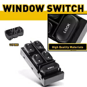 左ドライブ車側パワーウィンドウマスタースイッチ 11 ピン 1997-2002 フォードエスコート用 Left Drive Car Side Power Window Master Switch 11 Pin For 1997-2002 Ford Escort 【並行輸入品】