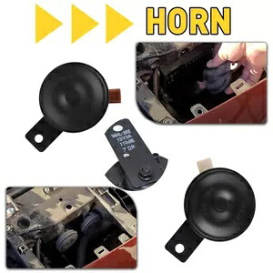 ホンダ車ホーンシビック CRV アコードフィットシティオデッセイクロスツアーパイロット 1 セット米国 For Honda Car Horn Civic CRV Accord Fit City Odyssey Crosstour Pilot 1 Set USA 【並行輸入品】
