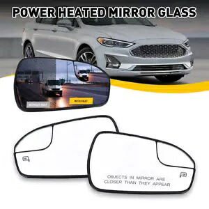 左側 + 右側フォード フュージョン 13-2020 広角ウイングドアミラーガラス加熱 Left+Right side for Ford Fusion 13-2020 Wide Angle Wing Door Mirror Glass Heated 【並行輸入品】