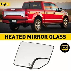 右左側ミラーガラス加熱交換用 2015-2020 フォード F150 ピックアップ用 Right Left Side Mirror Glass Heated Replacement For 2015-2020 Ford F150 Pickup 【並行輸入品】