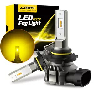 AUXITO 2個 H10 9145 9140 LED フォグランプ 3000K ゴールデンイエロー 4000LM ハイパワー AUXITO 2PCS H10 9145 9140 LED Fog Light 3000K Golden Yellow 4000LM High Power 【並行輸入品】