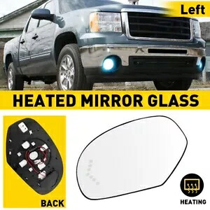 2007-2014 GMC シボレー SILVERADO 左側ガラスミラーパワーヒーテッド LED 信号に適合 FIT 2007-2014 GMC Chevy SILVERADO Left Side Glass Mirror Power Heated LED Signal 【並行輸入品】 35,035円