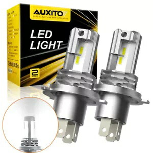 H4 9003 HB2 AUXITO LED ホワイトヘッドライト電球キット高低ビーム 30000LM CANbus X2 H4 9003 HB2 AUXITO LED White Headlight Bulbs Kit High Low Beam 30000LM CANbus X2 【並行輸入品】