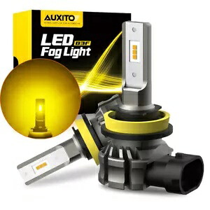 AUXITO H8 H11 LED ハイフォグライト ロービーム バルブ DRL ゴールデンイエロー 20000LM ファンレス AUXITO H8 H11 LED High Foglight Low Beam Bulb DRL Golden Yellow 20000LM Fanless 【並行輸入品】