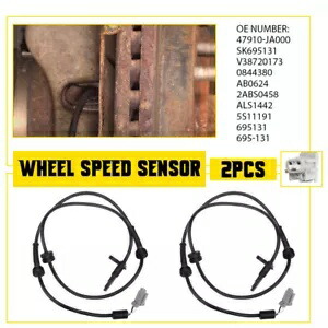 2 ABS ホイールスピードセンサー 日産 アルティマ マキシマ 2007-2014 フロント左右用 2 ABS Wheel Speed Sensor for Nissan Altima Maxima 2007-2014 Front Left and Right 【並行輸入品】
