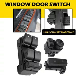シボレー シルバラード/GMC シエラ パワー ドア ロック ウィンドウ ミラー コントロール スイッチに適合 Fit Chevrolet Silverado/ GMC Sierra Power Door Lock Window Mirror Control Switch 【並行輸入品】
