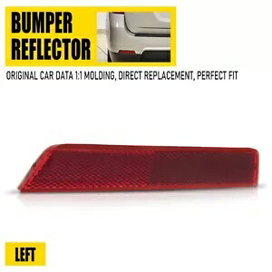 バンパーリフレクター 2010-2016 2017 シボレーエクイノックス後部左運転席側 Bumper Reflector For 2010-2016 2017 Chevrolet Equinox Rear Left Driver Side 【並行輸入品】