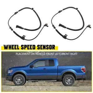 2X ABS ホイールスピードセンサー 2011-2014 フォード F-150/エクスペディション リンカーン ナビゲーター用 2X ABS Wheel Speed Sensor For 2011-2014 Ford F-150/Expedition Lincoln Navigator 【並行輸入品】