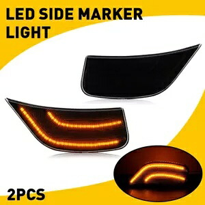 アンバー LED サイドマーカーライト 2021-2023 GMC ユーコン XL シボレー タホ キャデラック用 Amber LED Side Marker Lights For 2021-2023 GMC Yukon XL Chevrolet Tahoe Cadillac 【並行輸入品】