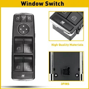 車のパワーマスターウィンドウスイッチ 3 ピンメルセデスベンツ A180 2013-2015 1669054400 Car Power Master Window Switch 3 Pin For MERCEDES-BENZ A180 2013-2015 1669054400 【並行輸入品】