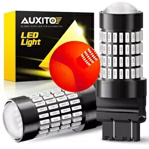 AUXITO 2X レッド 3157 LED ブレーキ電球ストップテールターンシグナルインジケーター 4157 US AUXITO 2X Red 3157 LED Brake Light Bulbs Stop Tail Turn Signal Indicator 4157 US 【並行輸入品】