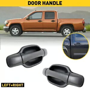 2X ドアハンドル外側外側後部運転席乗客 2004-2012 GMC キャニオン用 2X Door Handle Exterior Outside Rear Driver Passenger For 2004-2012 GMC Canyon 【並行輸入品】