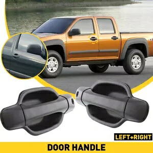ペア外装ドアハンドル 2004-2012 シボレーコロラドフロント左右サイド Pair Exterior Door Handle For 2004-2012 Chevrolet Colorado Front Left Right Side 【並行輸入品】