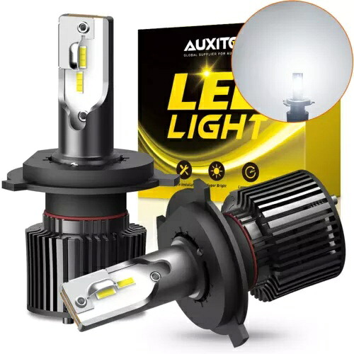 AUXITO H4 9003 LED ヘッドライト バルブ 高低ビーム変換キット 6000K ホワイト 新品 AUXITO H4 9003 LED Headlight Bulbs High Low Beam Conversion Kit 6000K White NEW 【並行輸入品】