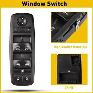 ドライバーパワー助手席ウィンドウスイッチクライスラータウンカントリー 2016 3.6L V6 Driver Power Passenger Window Switch For Chrysler Town Country 2016 3.6L V6 【並行輸入品】