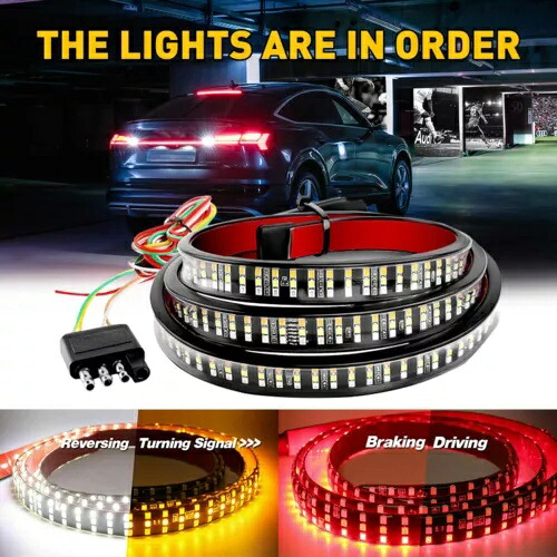 5 機能 60 インチ LED ストリップテールゲートライトバーシボレーシルバラード 1500 2500 3500 5 Funtions 60'' LED Strip Tailgate Light Bar For Chevy Silverado 1500 2500 3500 【並行輸入品】