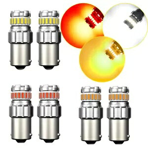 AUXITO 1156 BA15S LED リバースバックアップ電球白/赤/黄 2800LM 明るい AUXITO 1156 BA15S LED Reverse Backup Light Bulbs White/Red/Yellow 2800LM Bright 【並行輸入品】