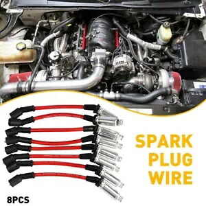 スパークプラグワイヤー シボレー シルバラード 1500-2500 1999-2006 LS1 VORTEC 4.8L-6.0L 米国用 Spark Plug Wires For CHEVY Silverado 1500-2500 1999-2006 LS1 VORTEC 4.8L-6.0L US 【並行輸入品】