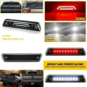 2009-2014 F150 フォード赤白 LED サード 3RD ブレーキカーゴライト防水米国 For 2009-2014 F150 FORD Red White LED Third 3RD Brake Cargo Lights Waterproof US 【並行輸入品】