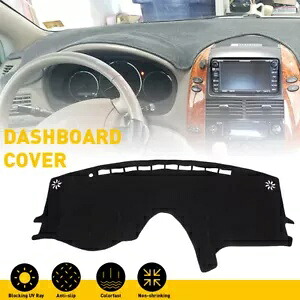 2004-2010 トヨタ シエナ車のダッシュマット ダッシュ カバー ダッシュボード インテリア パッド ブラック For 2004-2010 Toyota Sienna Car DashMat Dash Cover Dashboard Interior Pad Black 【並行輸入品】