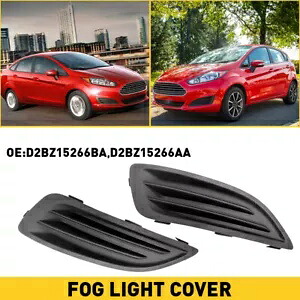 2x フォグライトカバー穴と左右 D2BZ15266AA D2BZ15266BA フォード フィエスタ用 2x FOG LIGHT COVERS Hole AND LEFT RIGHT D2BZ15266AA D2BZ15266BA For FORD FIESTA 【並行輸入品】